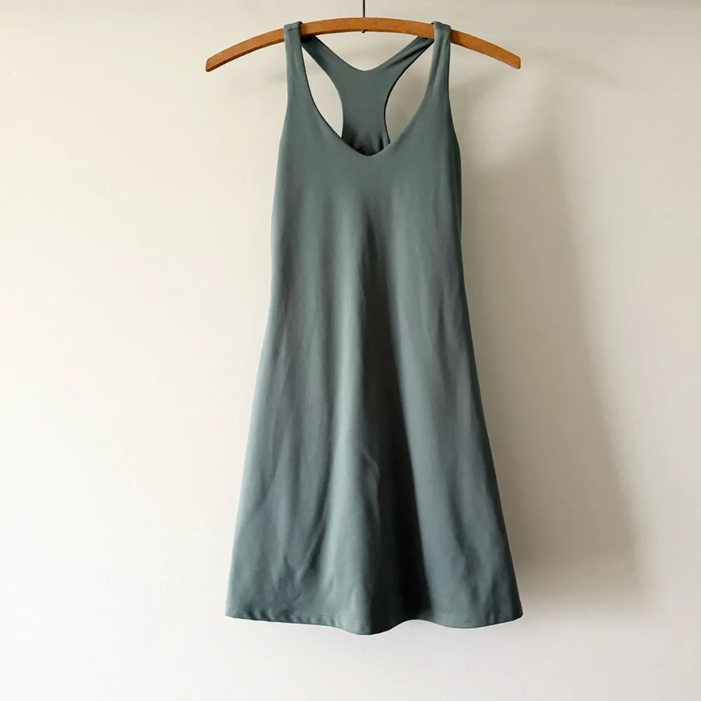 Girlfriend Collective Alpine Lola V-Neck Exercise Dress‎ XS